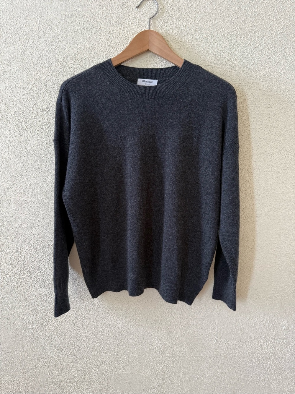Madewell Cashmere Relaxed Crewneck Sweater XS